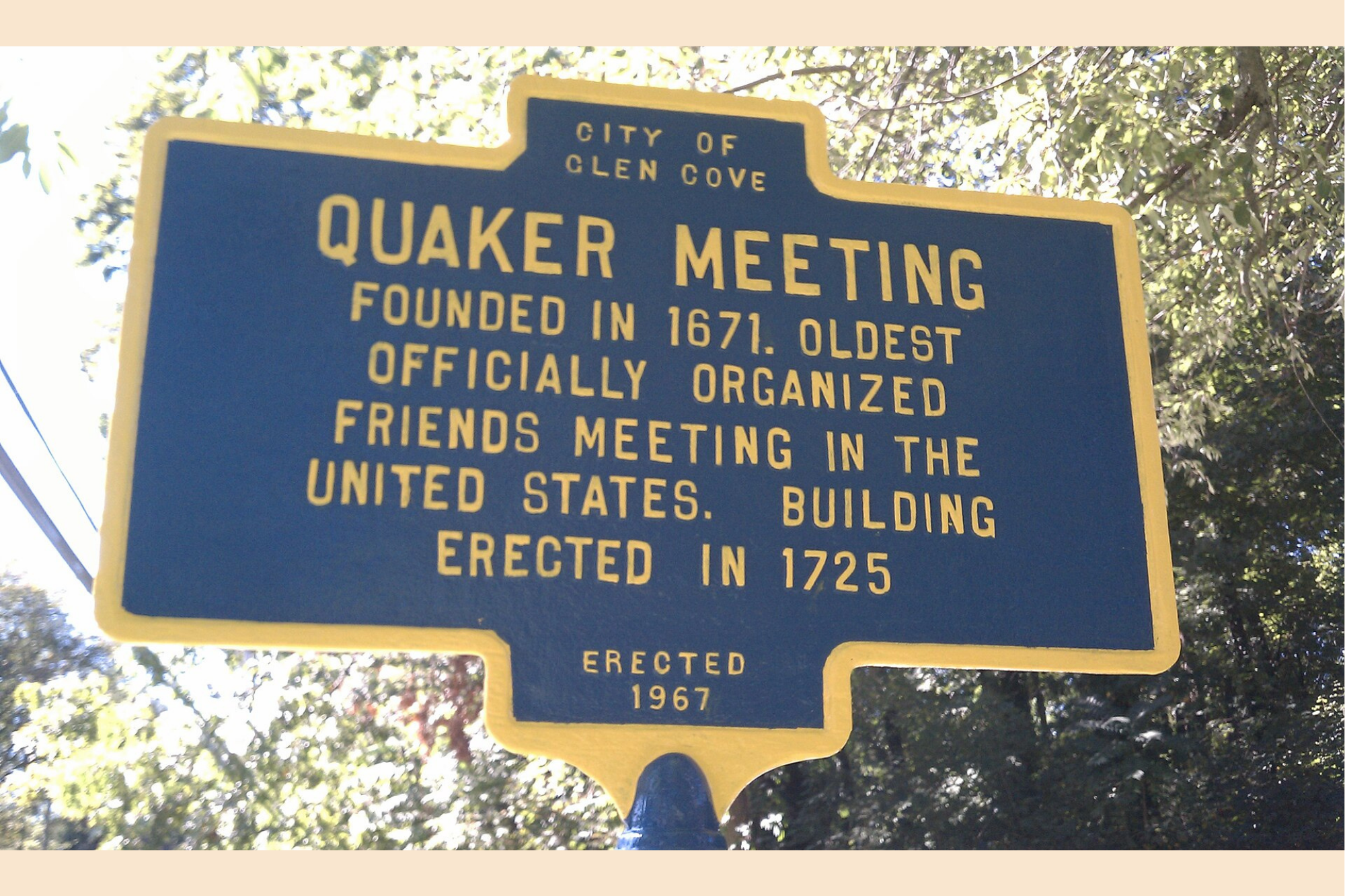 Quaker Meetinghouse Tour image